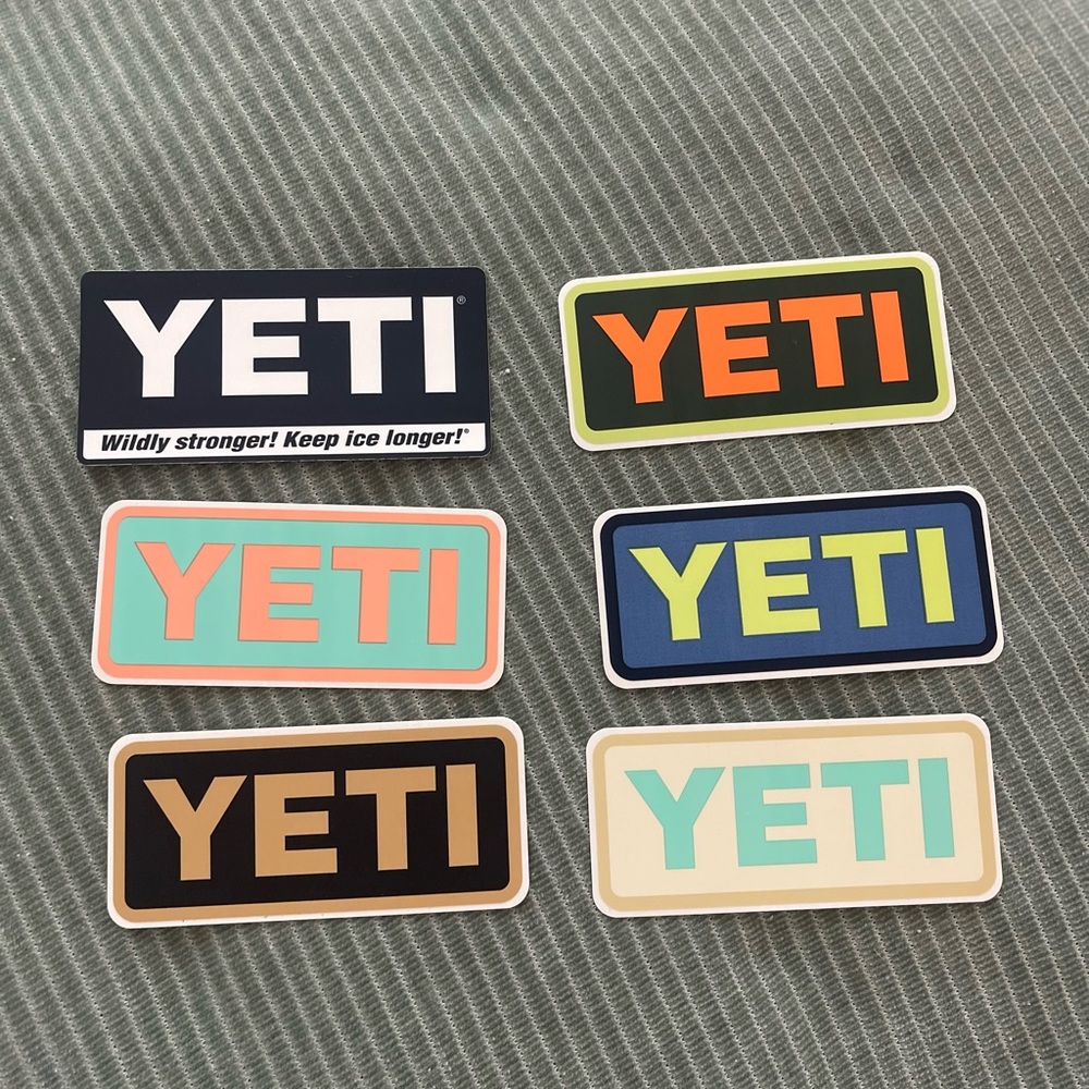 Yeti stickers